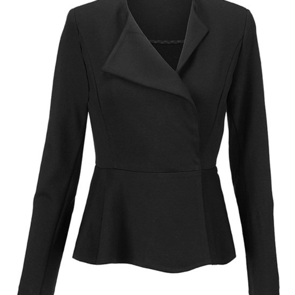 CAbi 3549 Agency Peplum Jacket Size 10 New In Bag - Picture 2 of 10